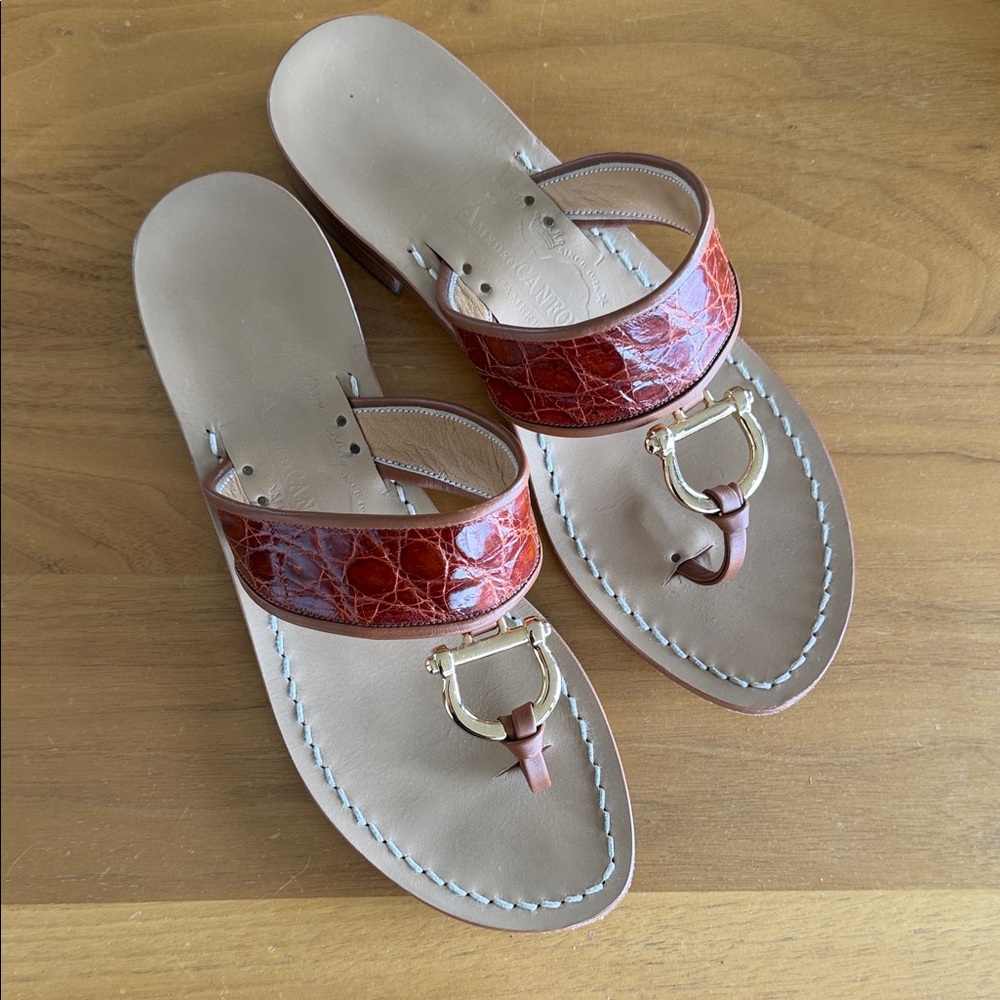AMEDEO CANFORA SANDALS SZ 9